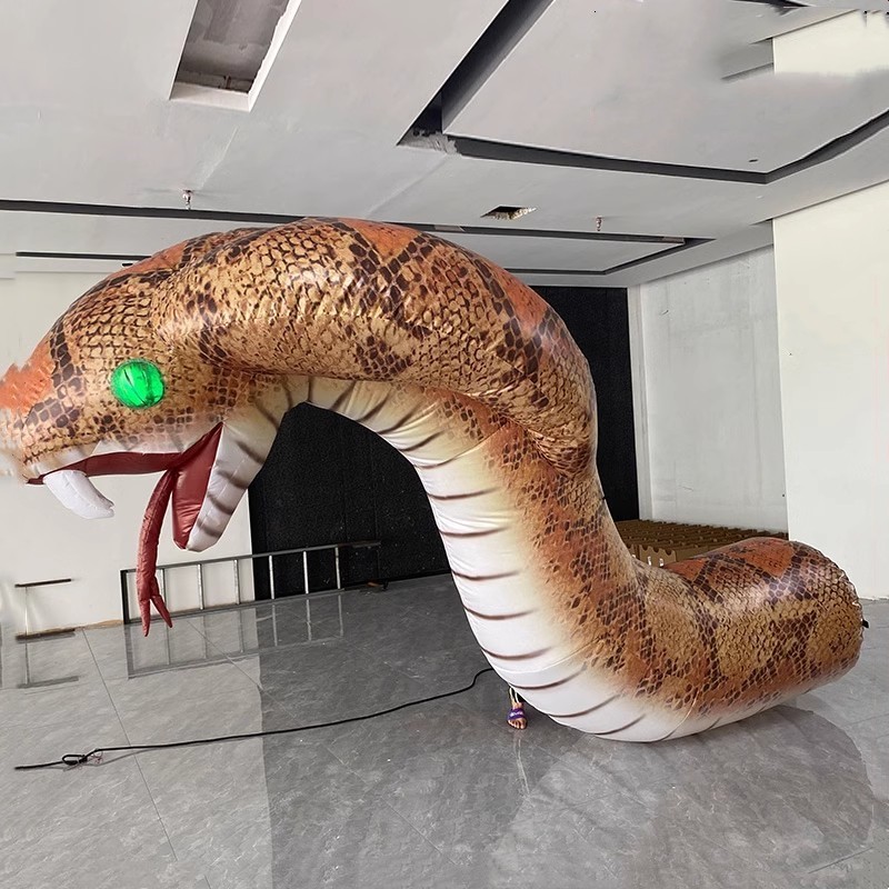 Giant advertising decoration inflatable snake model for party event