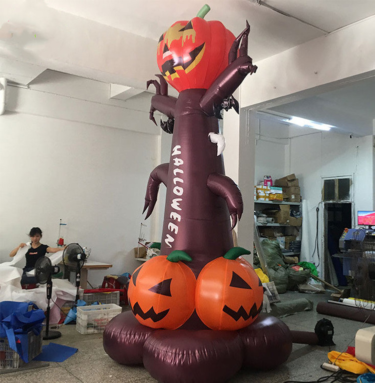 Hot sale inflatable Halloween decorations inflatable pumpkin balloon for yard decoration