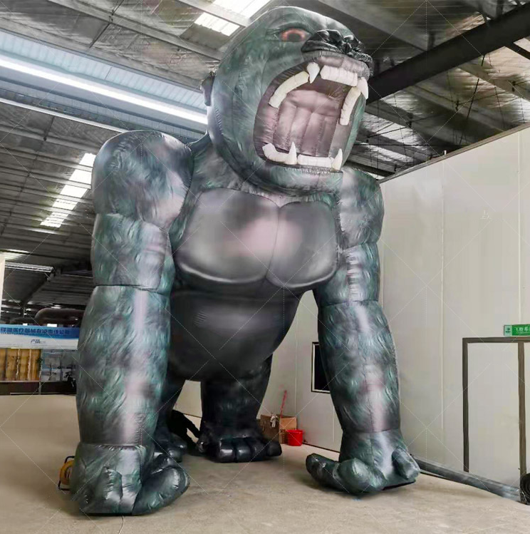 3m/4m/5m Custom Giant inflatable statue cartoon advertising inflatable gorilla model for decoration inflatable King Kong