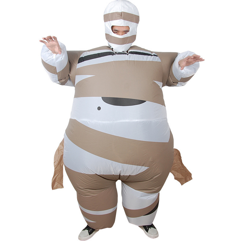 Wholesale Inflatable Egypt Mummy Costume Halloween Christmas Carnival Inflatable Costume For Sale