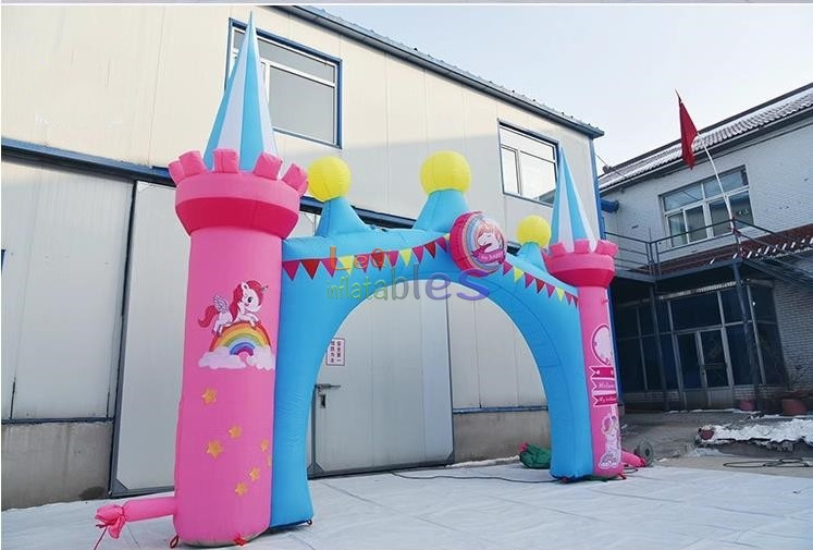 New Design Cartoon advertising inflatables custom Little Pony arches inflatable arch for party