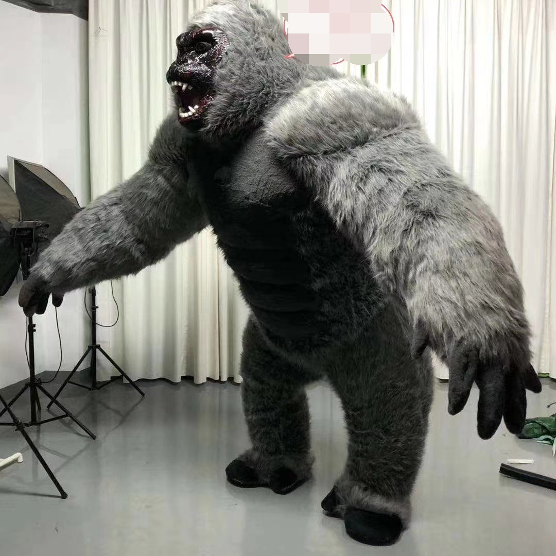 Funtoys Ape inflatable gorilla mascot costume 2.6m King Kong mascot costume cosplay mascotte theme fancy dress carnival