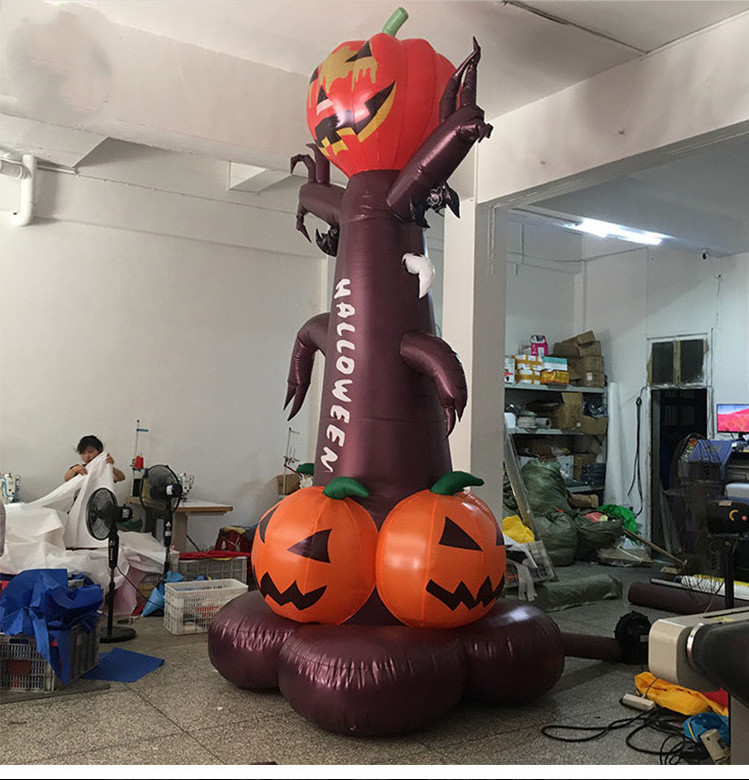 Hot sale inflatable Halloween decorations inflatable pumpkin balloon for yard decoration