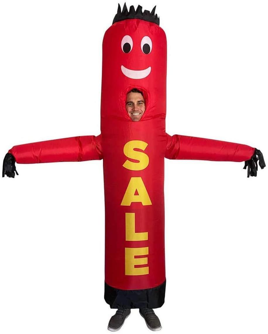 Holiday Funny Costume Inflatable Full Body Air Dancer Costume Inflatable Tube Man Costume Suit  For Halloween