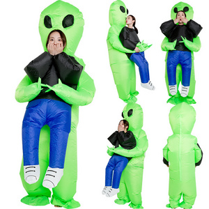 Funny Inflatable Adult Alien Costume Halloween Cosplay Ghost Designs Custom Inflatable Mascot Costume For Sale