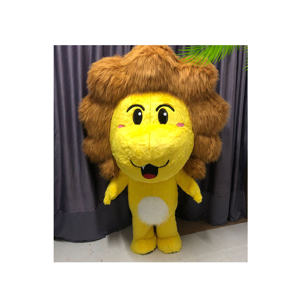 Lion Mascot Costume Fancy Dress Cosplay Factory Animal Mascot Lion Cartoon Costume For Event