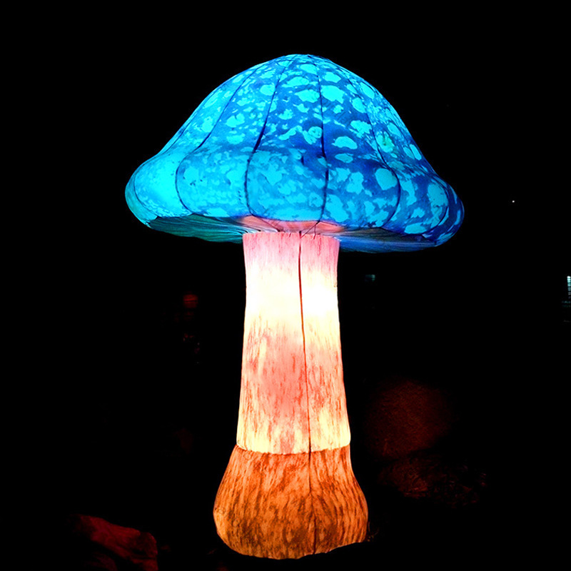 Custom Giant outdoor inflatable mushroom Led Lighting decoration inflatable mushrooms for sale