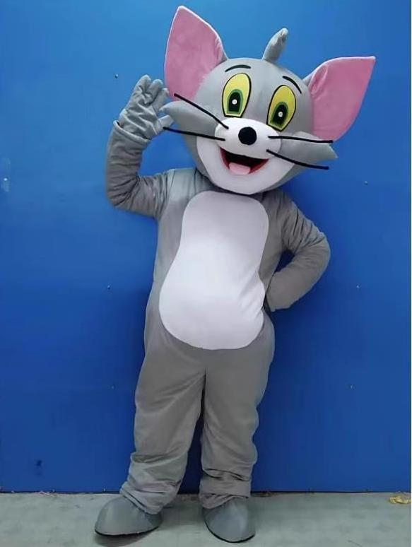 Hot Selling Cartoon Adult Tom And Jerry Mascot Costume Movie Mouse Cat Costume For Cosplay Parade Holidays Performance