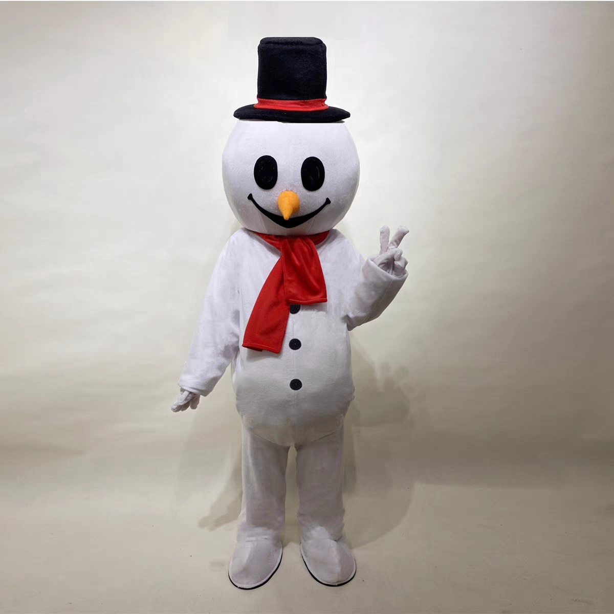 Custom Christmas Theme Snow Man Mascot Costume Cartoon Character Olaf Cosplay For Adults