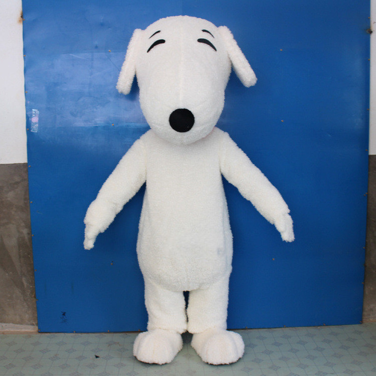 Snoopy Cartoon Dog Mascot Costume Plush Cosplay Halloween Christmas Mascot Costume Lovely for Adult Customized Unisex Animal