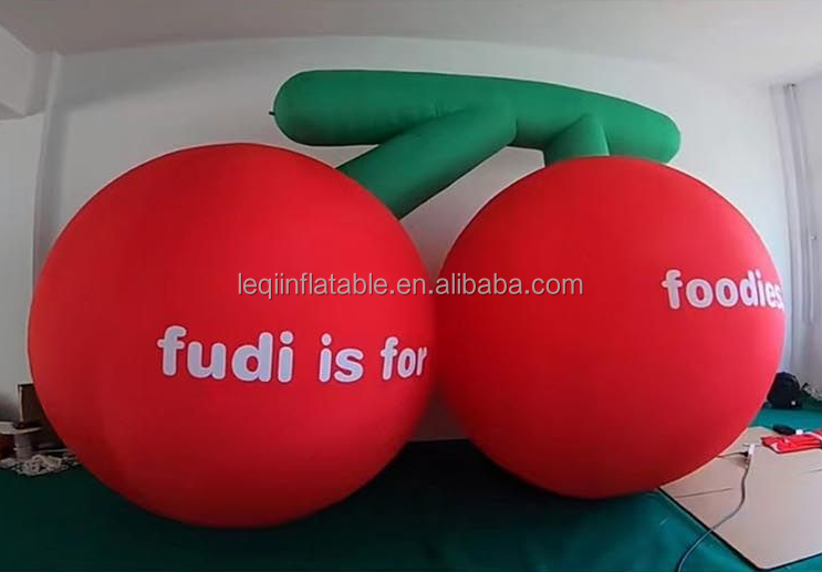 Custom Inflatable Fruit shape cherry model outdoor event inflatable cherry for advertising