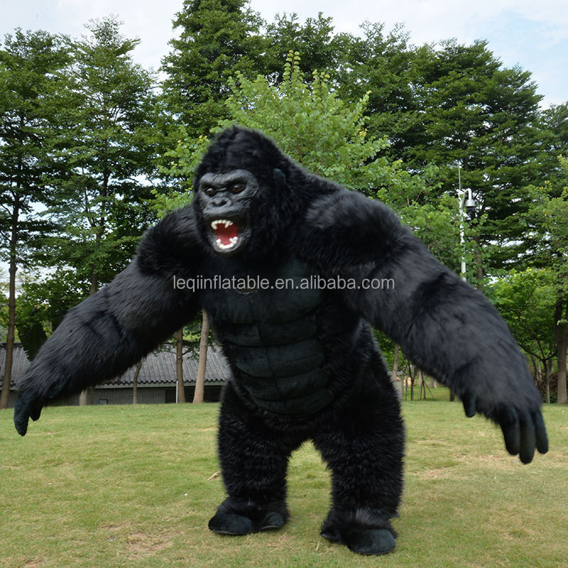 Funtoys Ape inflatable gorilla mascot costume 2.6m King Kong mascot costume cosplay mascotte theme fancy dress carnival