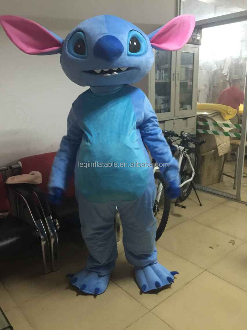 Funny TV&Movie Classical Adult Lilo And Stitch Mascot Costume For Promotion Activity