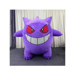 New Plush Cartoon Character Adult Inflatable Gengar Mascot Costume Cosplay Costume for Sale Customized Unisex Animal Advertising