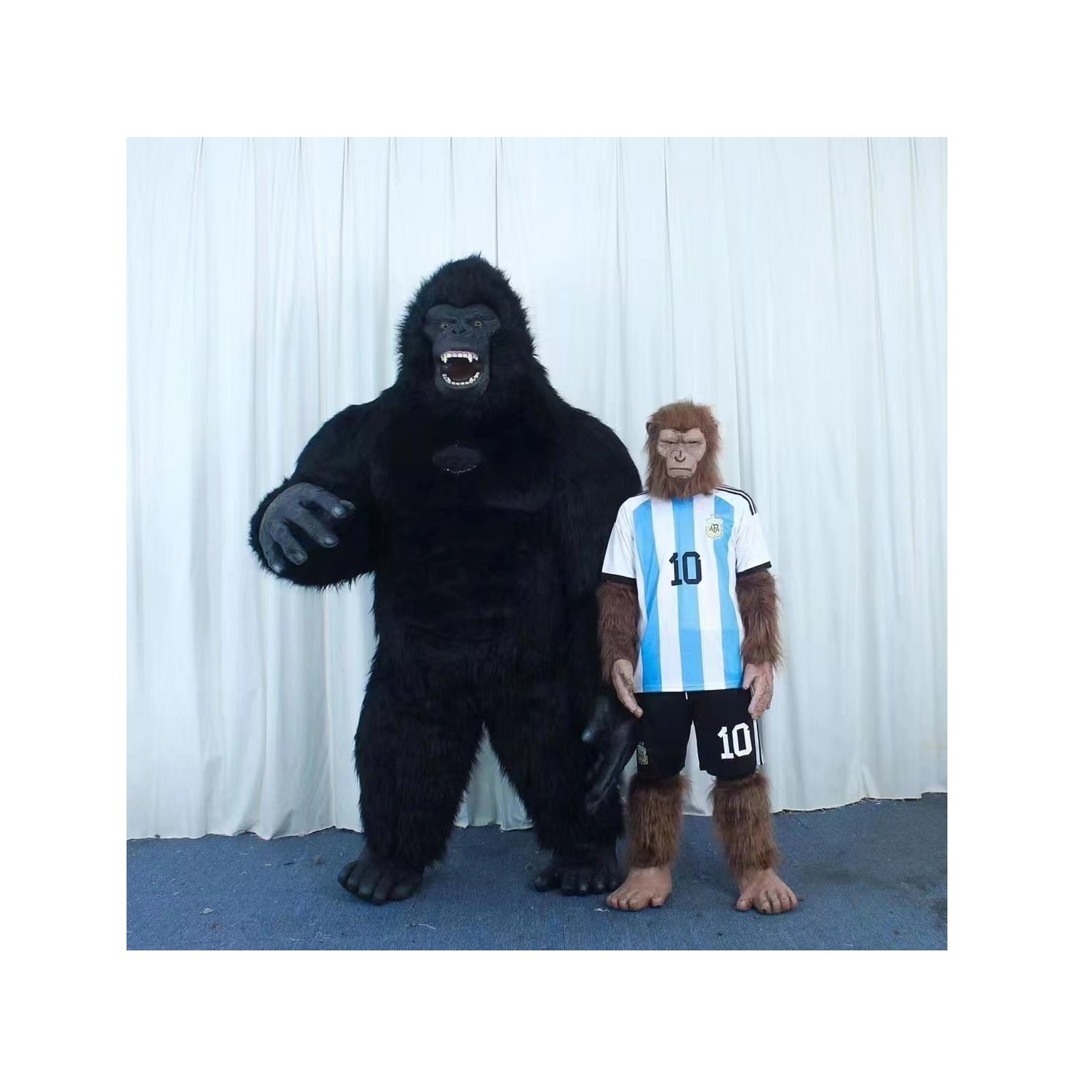 New Arrive Inflatable Gorilla Mascot Costume 2.6m King Kong Custom Anime Cosplay Mascotte Theme Fancy Dress Carnival