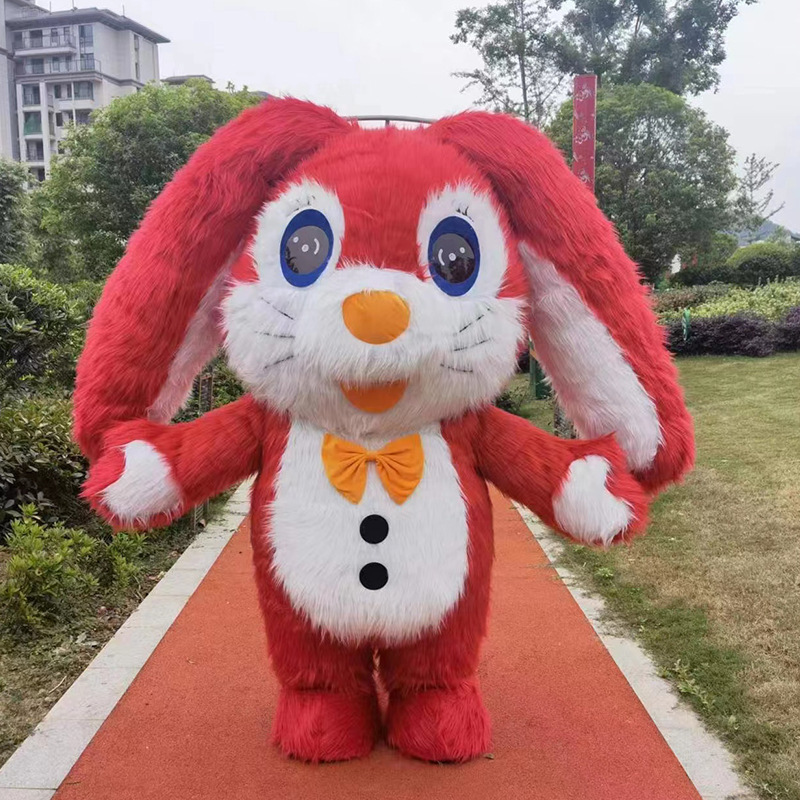 Hot Selling Giant Walking Inflatable Rabbit Costume Easter Adult Inflatable Rabbit Costume,Inflatable Mascot Costume For Parade