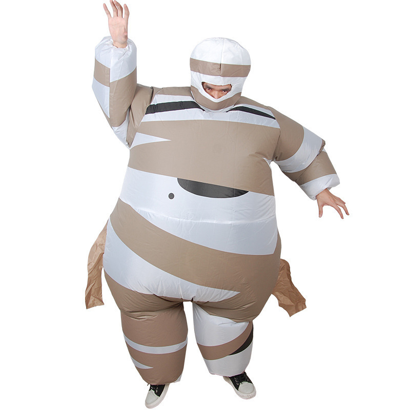 Wholesale Inflatable Egypt Mummy Costume Halloween Christmas Carnival Inflatable Costume For Sale