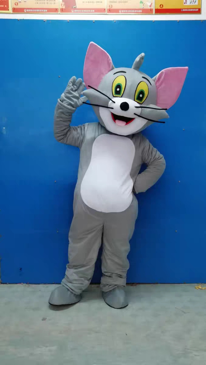 Hot Selling Cartoon Adult Tom And Jerry Mascot Costume Movie Mouse Cat Costume For Cosplay Parade Holidays Performance