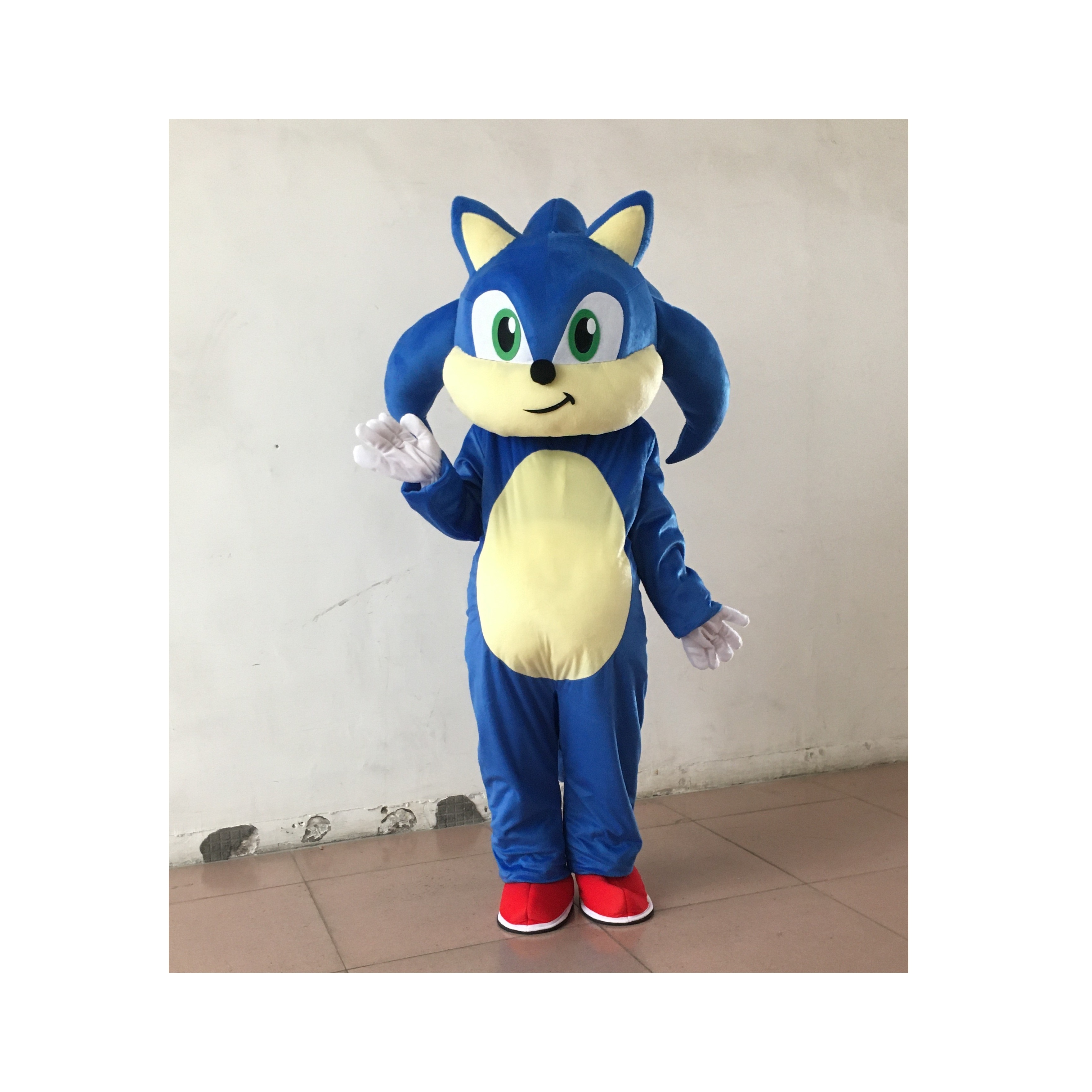 Custom Sonic Mascot Costume For Adults Cartoon Characters Costumes Fancy Dress For Cosplay Party