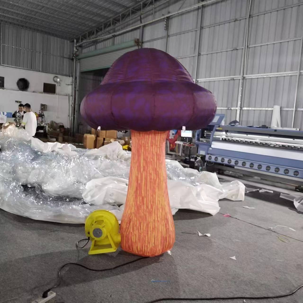 Custom Giant outdoor inflatable mushroom Led Lighting decoration inflatable mushrooms for sale