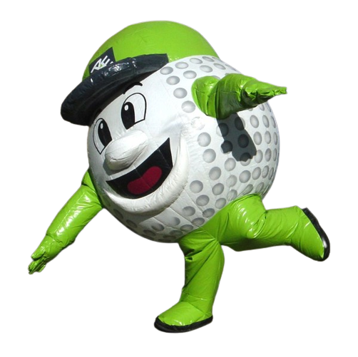 1.8m Inflatable Mascot Costume Inflatable Golf Ball Costume For Cosplay Event Party