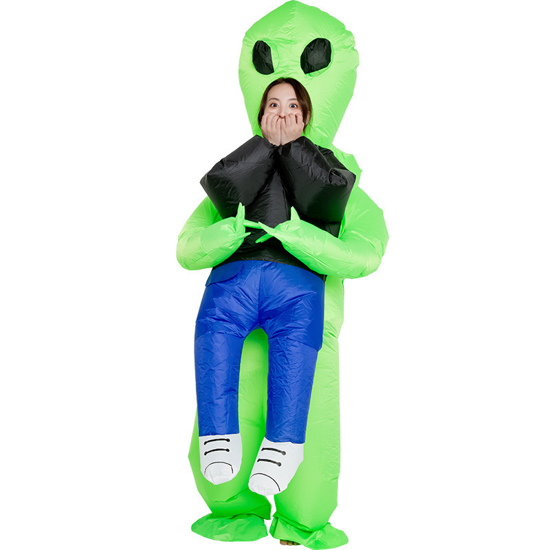 Funny Inflatable Adult Alien Costume Halloween Cosplay Ghost Designs Custom Inflatable Mascot Costume For Sale