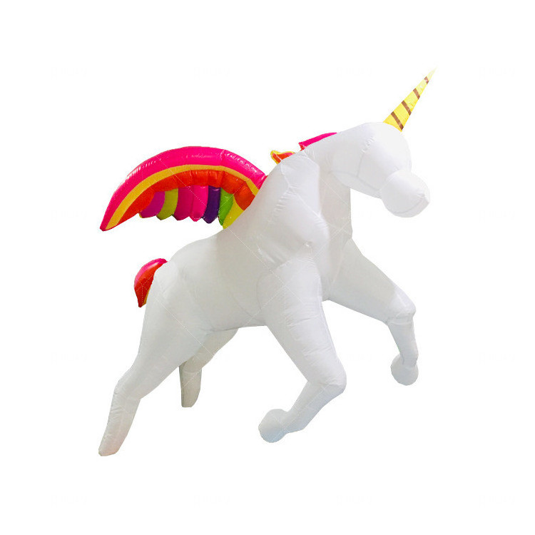 Wholesale Customized Giant Inflatable White Horse For Advertising,Hanged Flying Wings White Horse Inflatables For Ceiling Decor