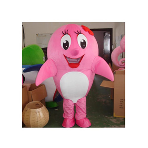 Pink Dolphin Mascot Costumes/fish Mascot Costumes For Sale