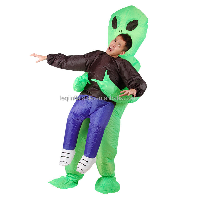 Funny Inflatable Adult Alien Costume Halloween Cosplay Ghost Designs Custom Inflatable Mascot Costume For Sale