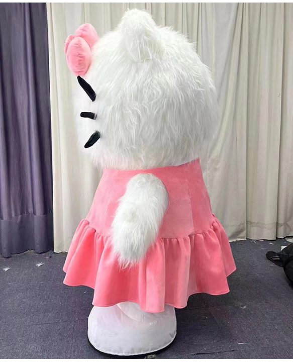 Popular Cartoon Character Kitty Cat mascot adult suit plush inflatable Hello Kitty mascot costume for sale