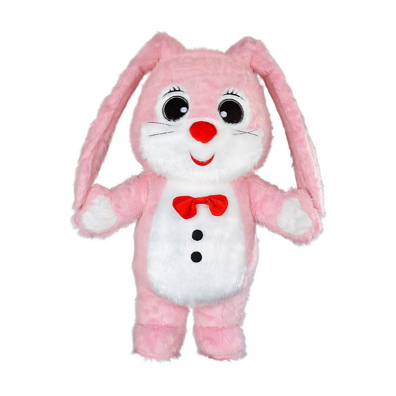 Hot Selling Giant Walking Inflatable Rabbit Costume Easter Adult Inflatable Rabbit Costume,Inflatable Mascot Costume For Parade