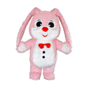 Hot Selling Giant Walking Inflatable Rabbit Costume Easter Adult Inflatable Rabbit Costume,Inflatable Mascot Costume For Parade