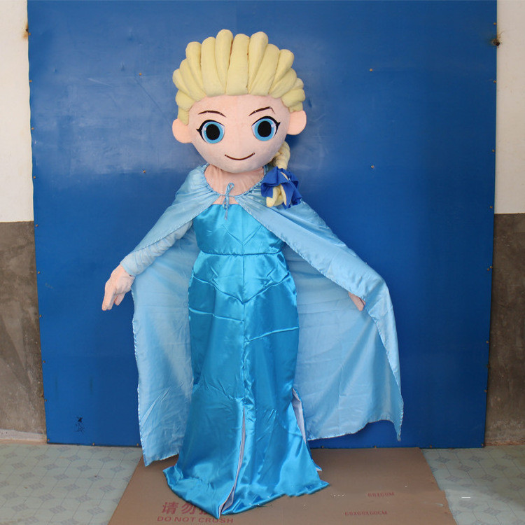 Hot Sale Elsa Princess Cartoon Mascot Costumes Olaf Mascot Costume For Cosplay Party Event