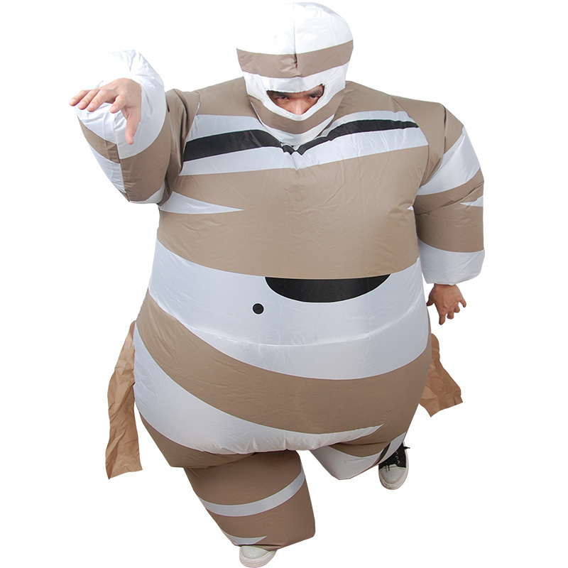 Wholesale Inflatable Egypt Mummy Costume Halloween Christmas Carnival Inflatable Costume For Sale