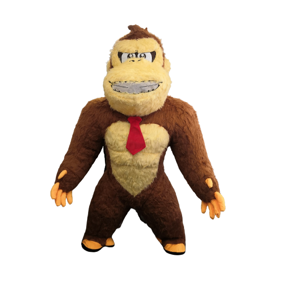 Running Funny plush monkey costumes inflatable gorilla mascot costume cartoon character monkey cosplay for adults