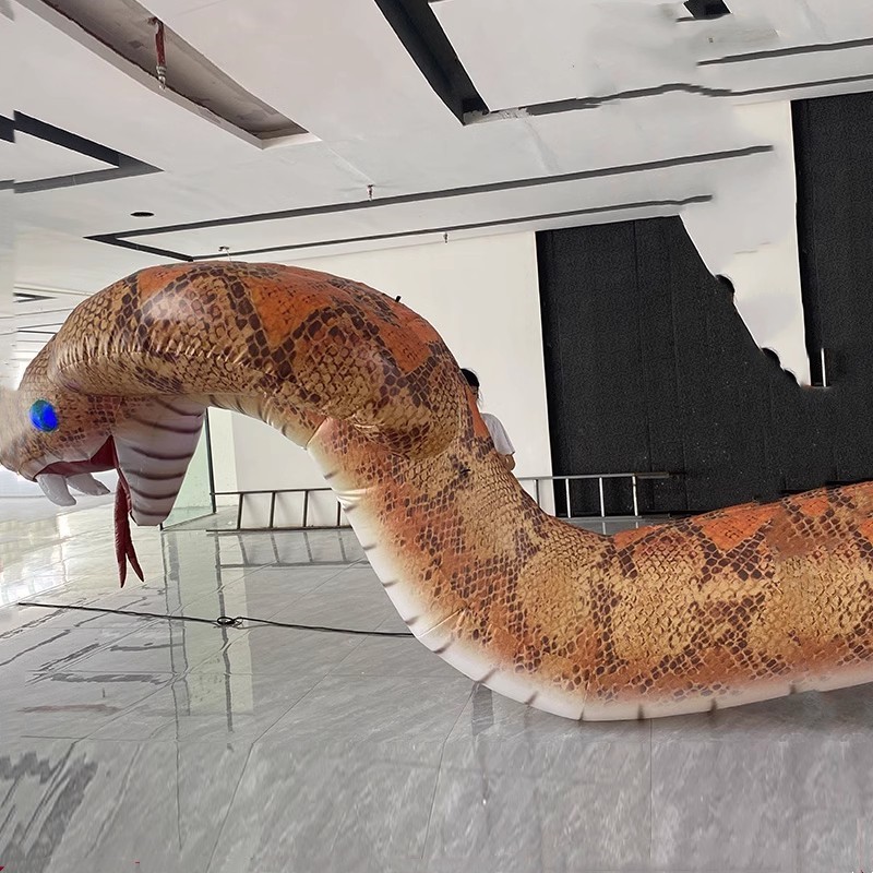 Giant advertising decoration inflatable snake model for party event