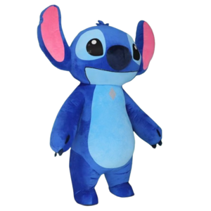 Popular cartoon character inflatable Stitch mascot costume for adult costume