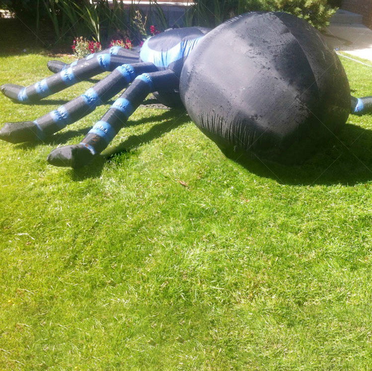 Custom Giant Inflatable Black Spider Blow Up Spider Model For Halloween Advertising