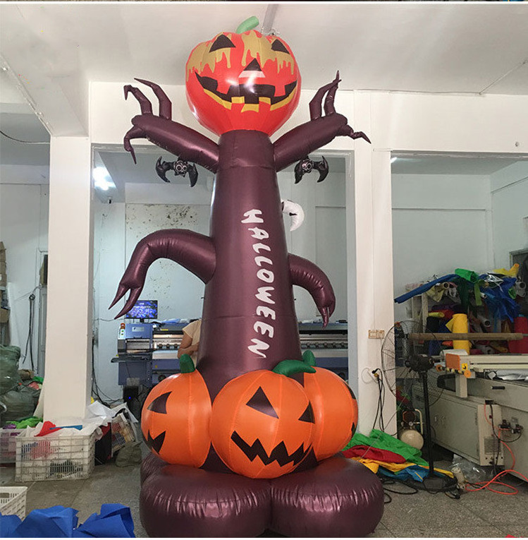 Hot sale inflatable Halloween decorations inflatable pumpkin balloon for yard decoration