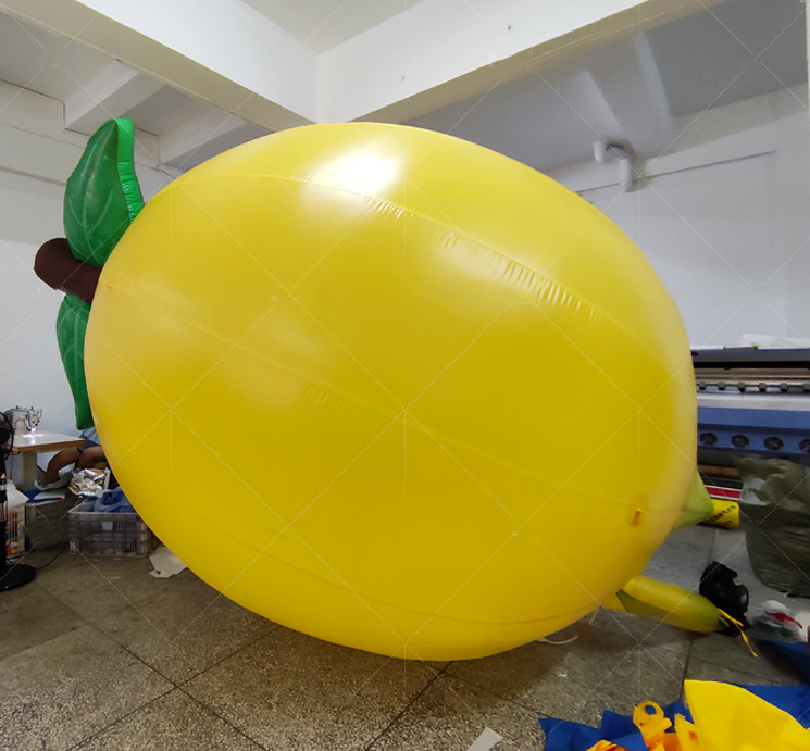 2023 Hot Sale Decoration Lemon Model Giant Inflatable Lemon For Advertising