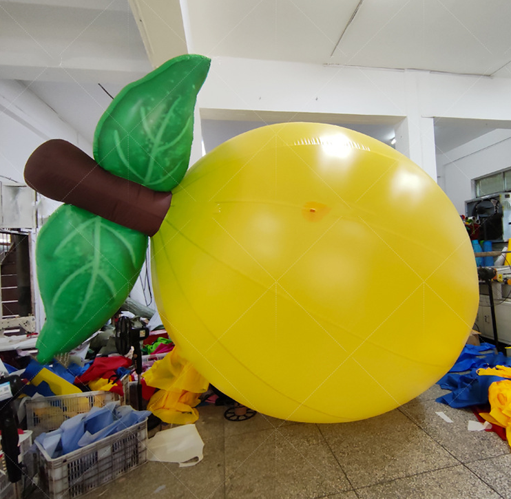 2023 Hot Sale Decoration Lemon Model Giant Inflatable Lemon For Advertising