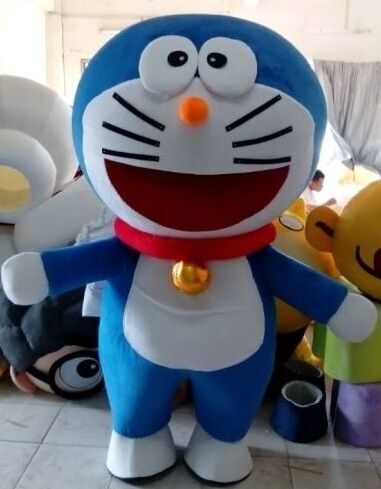 Funny Doraemon  Mascot Costume Cartoon Character Doraemon Party Event Cosplay Suit For Adults