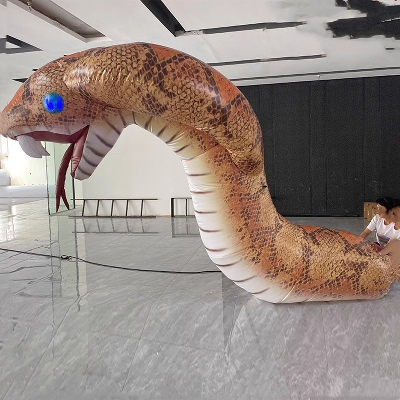 Giant advertising decoration inflatable snake model for party event