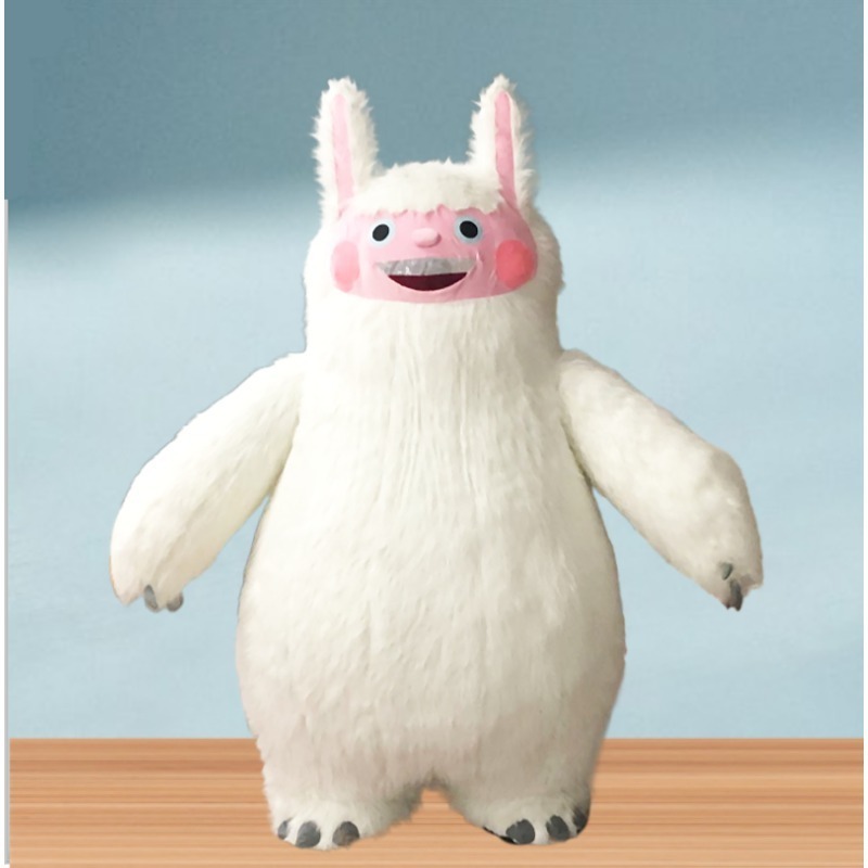 Cartoon Doll cosplay mascot animal performance suit interactive props inflatable snow monster costume or adults