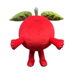 Advertising inflatable apple mascot costume fruit mascot adult suit for sale