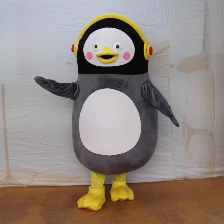 Funny Toys Walking Penguin Mascot Costume Cartoon Character Madagascar Penguin Cosplay Costumes For Adults