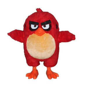 Angry Red Birds 2m / 6.6ft plush moving inflatable bird mascot costume cartoon character for adults