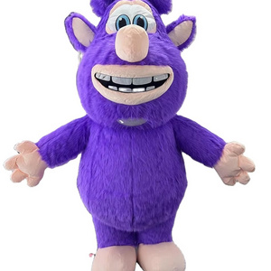 Purple cool mouse Buba mascot costume inflatable mascot costumes for sale cute walking mascot costume