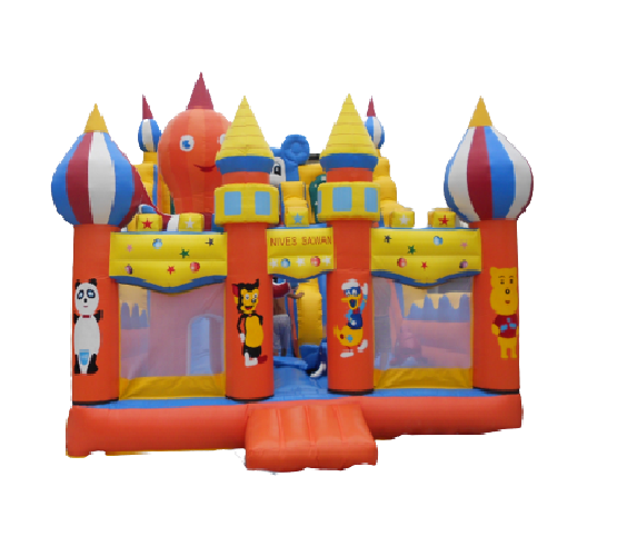 Commercial New Playground Castle Bouncy Castle Inflatable Jumping Castle Slide with Fashion big Balloon