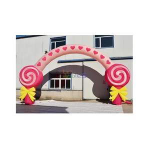 Custom Candy Adorns Children's Inflatable Arches For Promotional Event Decoration